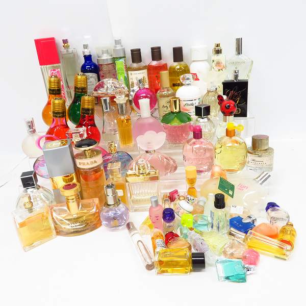 実際に弊社で買取させて頂いた【おまとめ/60点↑】プラダ/シャネル/ブルガリ他 香水/フレグランス EDT/EDP