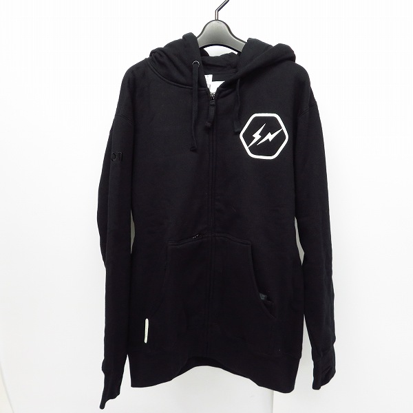 実際に弊社で買取させて頂いたHEAD PORTER PLUS×fragment design×BURTON ジップアップパーカー ブラック/S