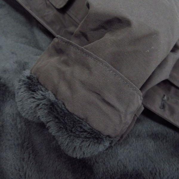 実際に弊社で買取させて頂いたGallery1950/ギャラリー1950 内ボア コットン ジャケット ブラック/MEDの画像 4枚目