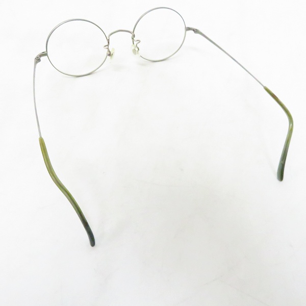 実際に弊社で買取させて頂いた白山眼鏡店/ハクサンガンキョウテン TITANIUM ラウンド 眼鏡/メガネ フレームの画像 1枚目