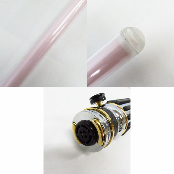 実際に弊社で買取させて頂いた【動作確認済み】マスターレプリカ製【メイス・ウィンドゥ】フォースFX ライトセーバー Collectible/SW-206の画像 1枚目