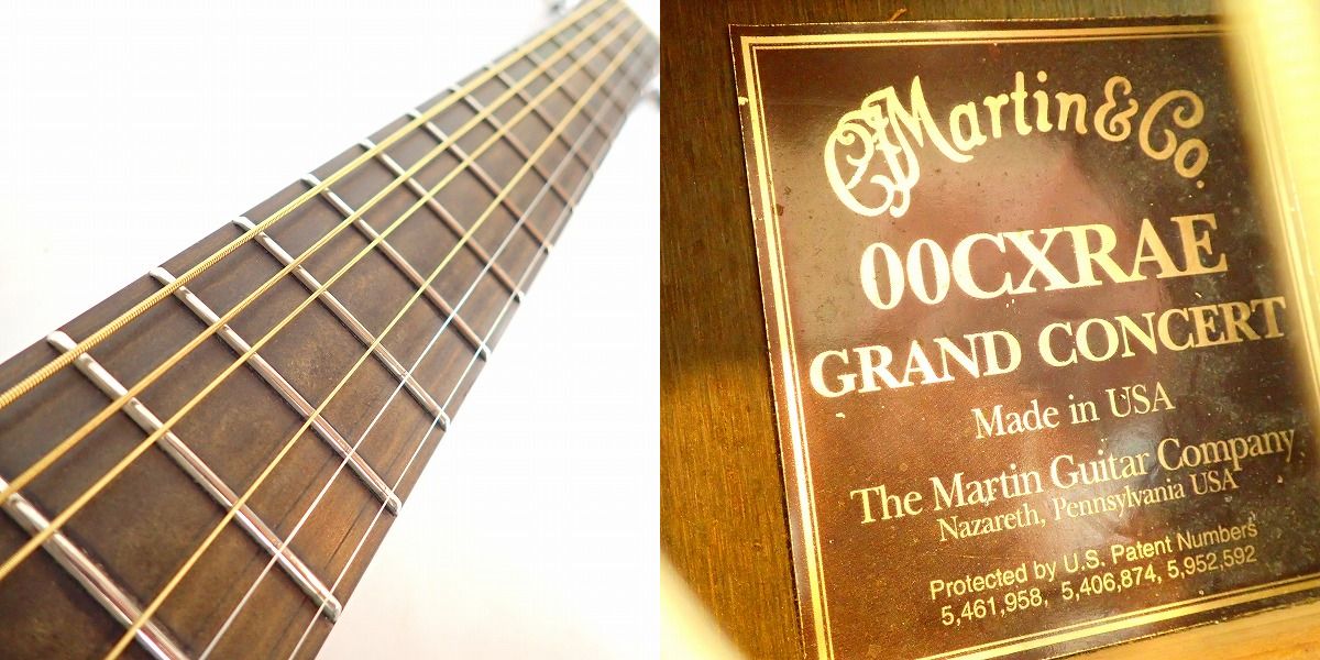 実際に弊社で買取させて頂いた★Martin/マーティン 00CXRAE エレアコ  アコースティックギター ハードケース付きの画像 4枚目