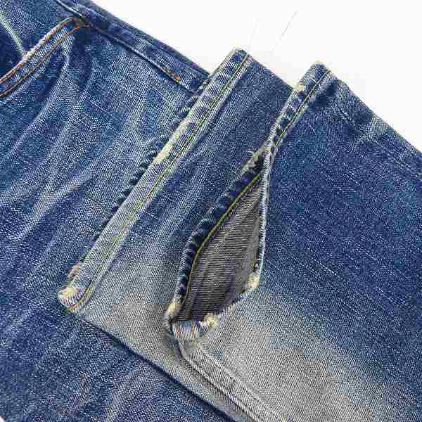 実際に弊社で買取させて頂いたFACTOTUM/ファクトタム 加工ストレート ストレッチ デニムパンツ/ジーンズ 0143316 Size：31の画像 6枚目