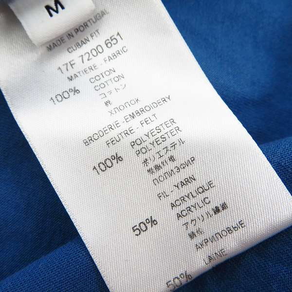 実際に弊社で買取させて頂いたGIVENCHY/ジバンシィ スターワッペン 半袖 Tシャツ 17F 7200 651/Mの画像 4枚目