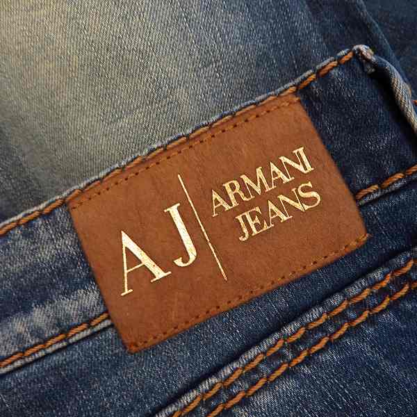 実際に弊社で買取させて頂いたARMANI JEANS/アルマーニジーンズ ウォッシュ加工 デニムパンツ/33の画像 3枚目