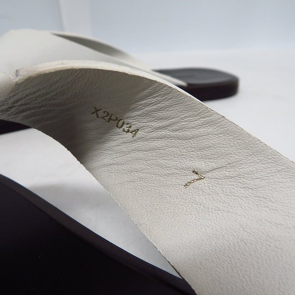 実際に弊社で買取させて頂いたGIORGIO ARMANI/ジョルジオアルマーニ  レザー サンダル X2P034 7の画像 4枚目