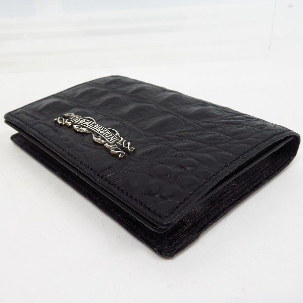 実際に弊社で買取させて頂いたDEAL DESIGN/ディールデザイン クロコ型押し カードケース/パスケースの画像 2枚目