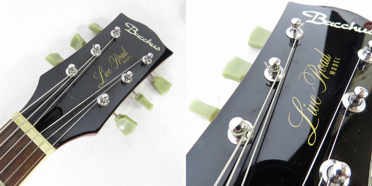 実際に弊社で買取させて頂いた★Bacchus バッカス レスポールタイプ エレキギターの画像 3枚目