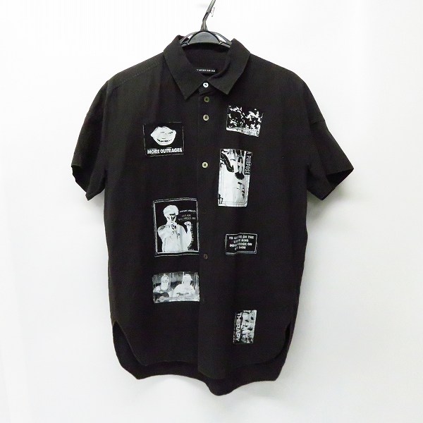 実際に弊社で買取させて頂いたDIET BUTCHER SLIM SKIN/ダイエットブッチャースリムスキン  パッチ刺繍 半袖シャツ