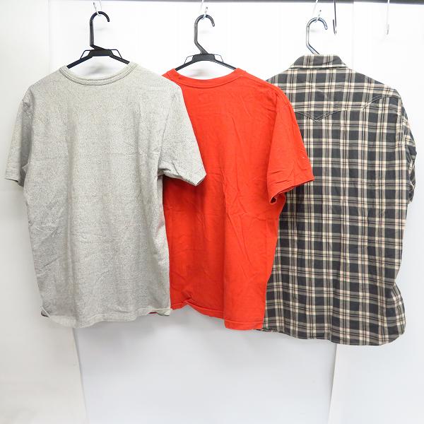 実際に弊社で買取させて頂いたWAREHOUSE/ウェアハウス DUBBLEWORKS/ダブルワークス ハーフスリーブ/半袖 シャツ/Tシャツ/カットソー 3点セットの画像 1枚目