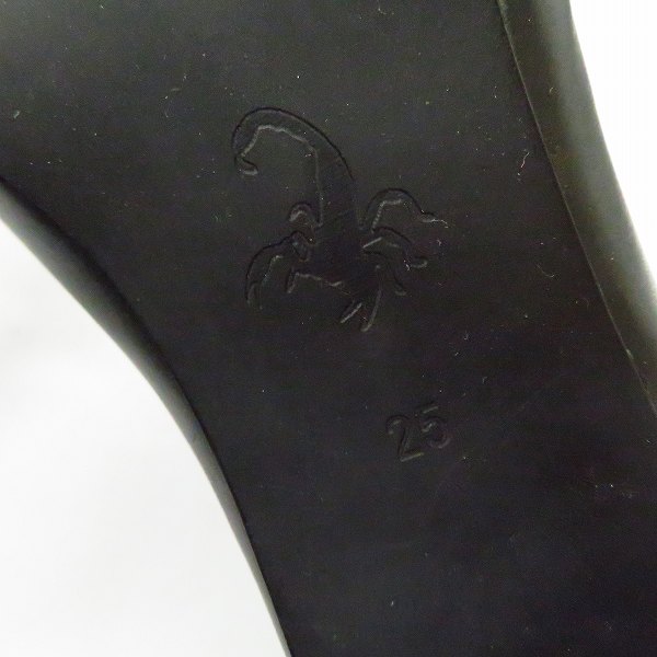 実際に弊社で買取させて頂いたHYSTERICS/ヒステリックス 牛革 レザー CLEAR HEEL/クリアヒールブーツ/25の画像 5枚目