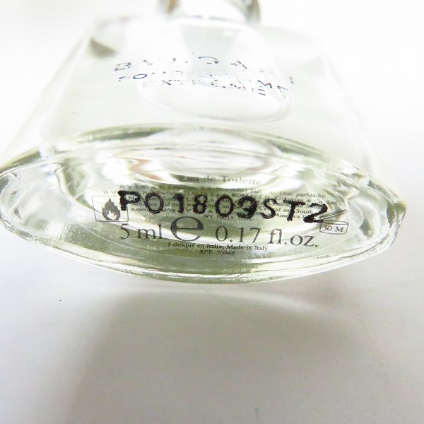 実際に弊社で買取させて頂いたBVLGARI/ブルガリ OMNIA CRYSTALLINE/POUR HOMME SOIR/EXTREME オードトワレ/ミニ香水 3点セットの画像 2枚目