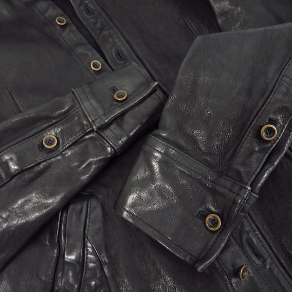 実際に弊社で買取させて頂いたBACKLASH/バックラッシュ イタリアンダブルショルダー 製品染め 1254-18/Sの画像 6枚目