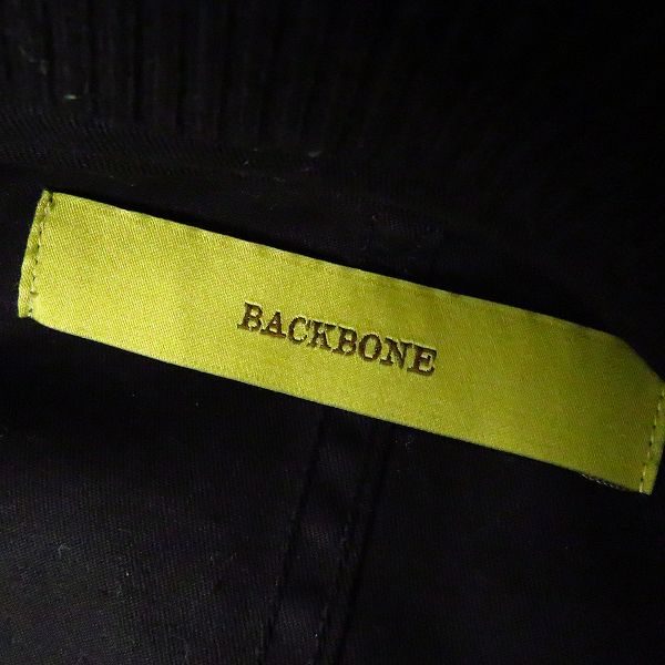 実際に弊社で買取させて頂いたBACKBONE/バックボーン MA-1 フライトジャケット/Lの画像 2枚目
