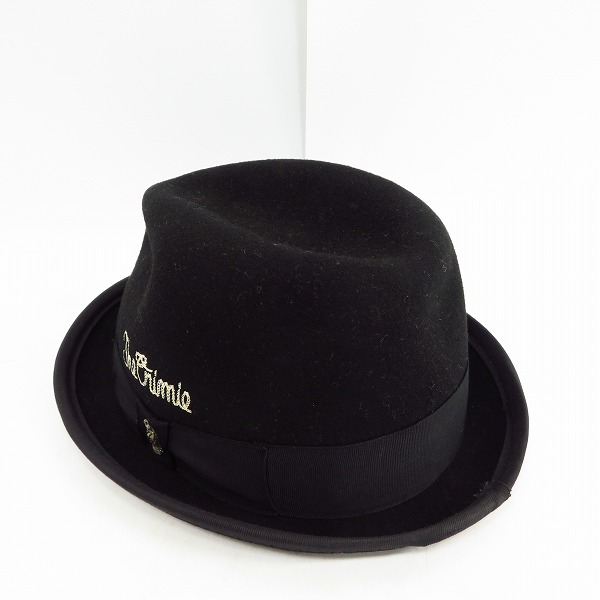 実際に弊社で買取させて頂いたthe crimie/クライミー ウール 中折れハット ロゴ刺繍 マリアスタッズ/Lの画像 1枚目