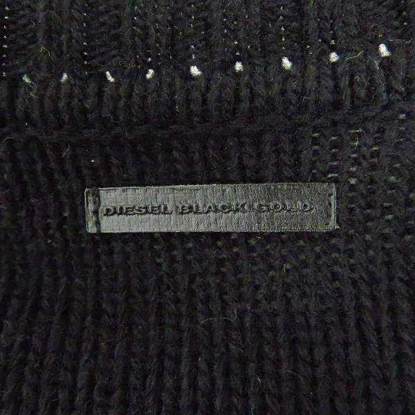 実際に弊社で買取させて頂いたDIESEL BLACK GOLD/ディーゼル ブラック ゴールド エンブロイダリー プルオーバーニット KLATO 00S58Q BGRCQ/Sの画像 8枚目