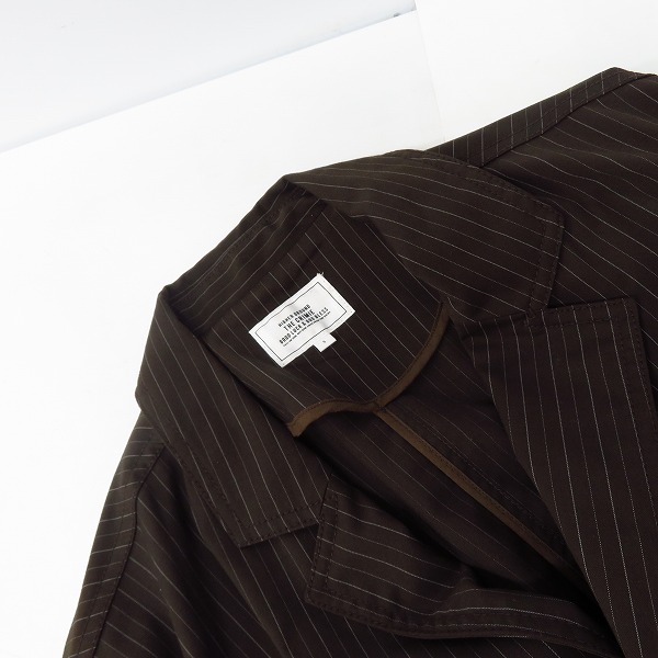 実際に弊社で買取させて頂いたTHE CRIMIE/クライミー GOOD LUCK&GOD BLESS ストライプ柄 3Bテーラードジャケット Sの画像 4枚目