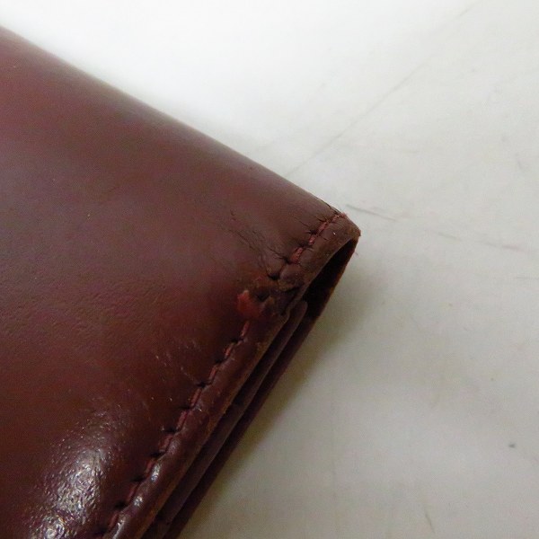 実際に弊社で買取させて頂いたCartier/カルティエ マストライン 二つ折り レザー 長財布の画像 7枚目