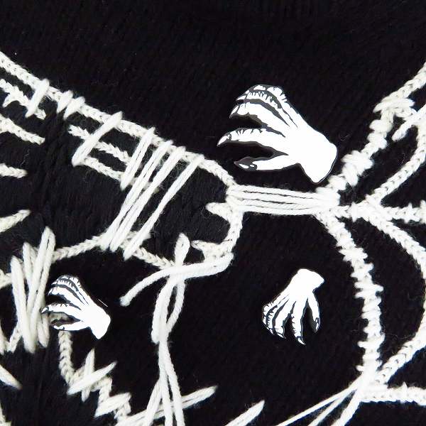 実際に弊社で買取させて頂いたDIESEL BLACK GOLD/ディーゼル ブラック ゴールド エンブロイダリー プルオーバーニット KLATO 00S58Q BGRCQ/Sの画像 5枚目