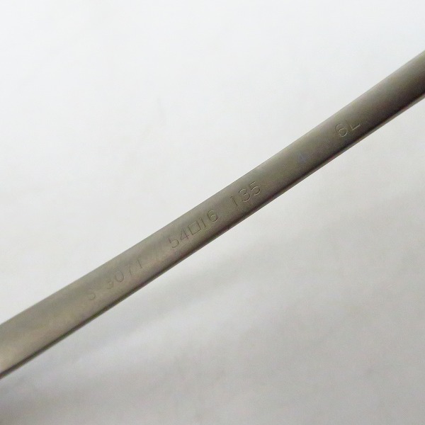 実際に弊社で買取させて頂いた999.9/フォーナインズ 眼鏡/メガネフレーム チタニウム S-307Tの画像 4枚目