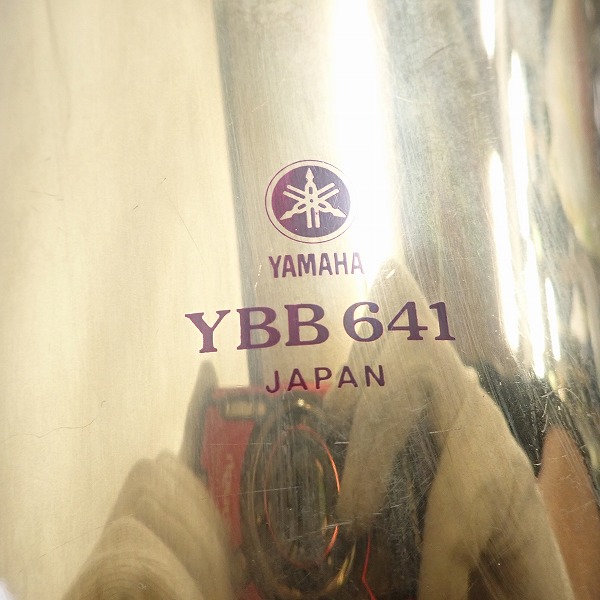 実際に弊社で買取させて頂いた★YAMAHA/ヤマハ YBB-641 チューバ 管楽器の画像 2枚目