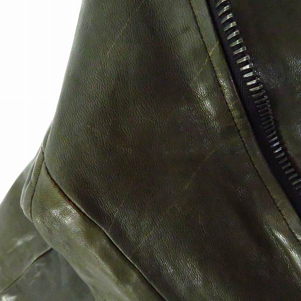 実際に弊社で買取させて頂いたBACKLASH/バックラッシュ ジャパンホース製品染め フードパーカー ブラック 1367-05/S の画像 5枚目