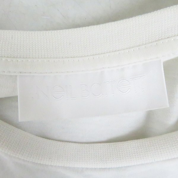 実際に弊社で買取させて頂いたNEIL Barrett/ニールバレット サンダー プリント 半袖 Tシャツ/Sの画像 2枚目
