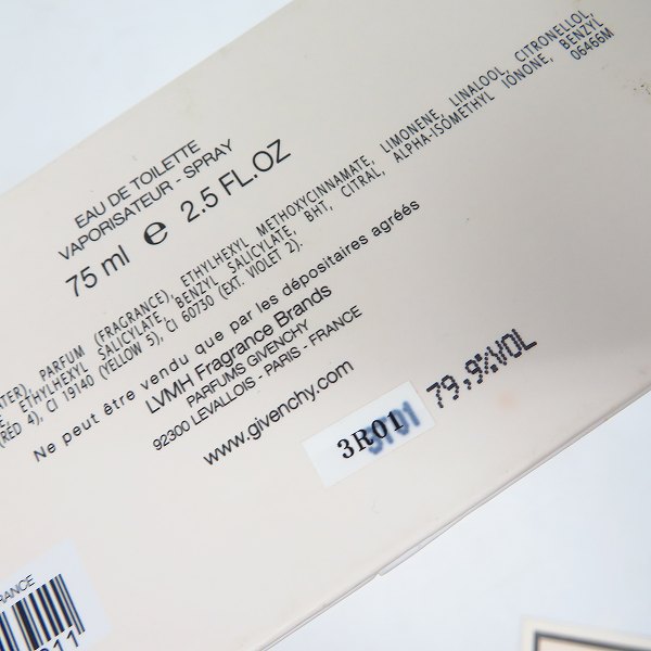実際に弊社で買取させて頂いたGIVENCHY/ジバンシィ ダリア ノワール オーデトワレ ラグジュアリー エディション 75mlの画像 5枚目