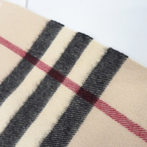 実際に弊社で買取させて頂いたBURBERRY LONDON/バーバリーロンドン カシミヤ100% マフラーの画像 4枚目