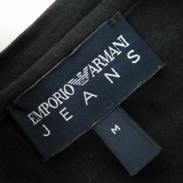 実際に弊社で買取させて頂いたARMANI JEANS/アルマーニジーンズ Tシャツ バックロゴ刺繍/M 2点セットの画像 2枚目