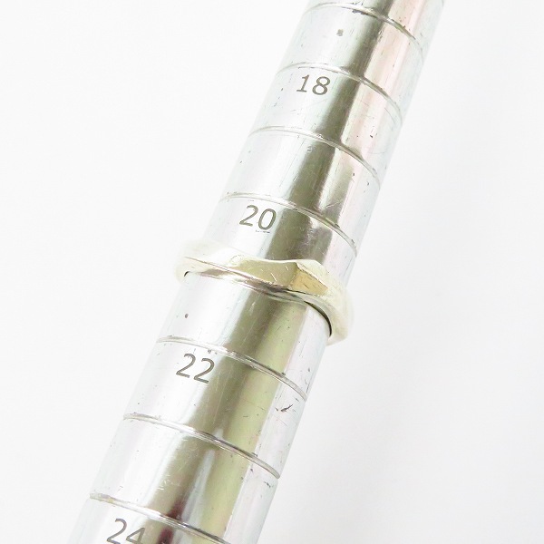 実際に弊社で買取させて頂いたGARNI/ガルニ クロッケリーシリーズ silver リング/21号の画像 4枚目