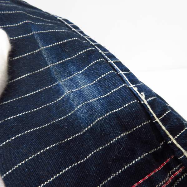 実際に弊社で買取させて頂いたSUGAR CANE/シュガーケーン Lot615 ストライプ柄 パンツ SC47161/Size：34の画像 7枚目