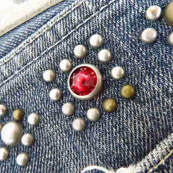 NEIGHBORHOOD/ネイバーフッド RIVET.SAVAGE.NARROW/14OZ-PT/スタッズ