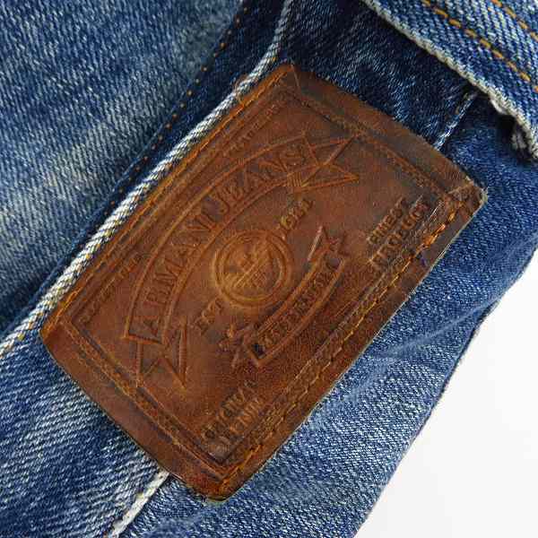 実際に弊社で買取させて頂いたARMANI JEANS/アルマーニジーンズ ボタンフライ ダメージ加工 デニムパンツ/34の画像 3枚目