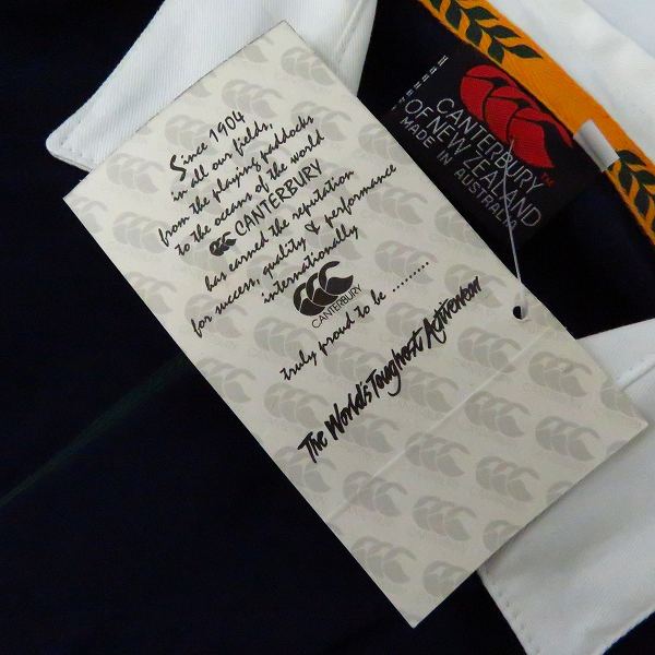 実際に弊社で買取させて頂いた【証明書付き】CANTERBURY/カンタベリー ラグビーワールドカップ 1995年 ラガーシャツ L 420/500の画像 4枚目