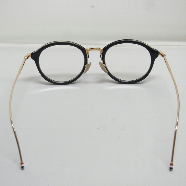 実際に弊社で買取させて頂いたTHOM BROWNE/トムブラウン 眼鏡/メガネフレーム TB-011A-49の画像 3枚目