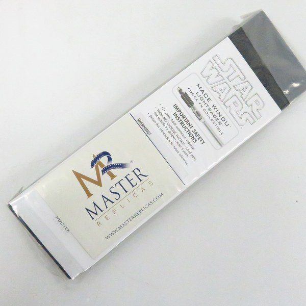 実際に弊社で買取させて頂いた【動作確認済み】マスターレプリカ製【メイス・ウィンドゥ】フォースFX ライトセーバー Collectible/SW-206の画像 6枚目