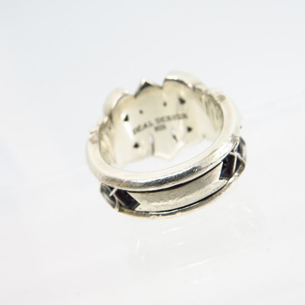 実際に弊社で買取させて頂いたDEAL DESIGN/ディールデザイン トリニティ クロス リング/17号の画像 3枚目