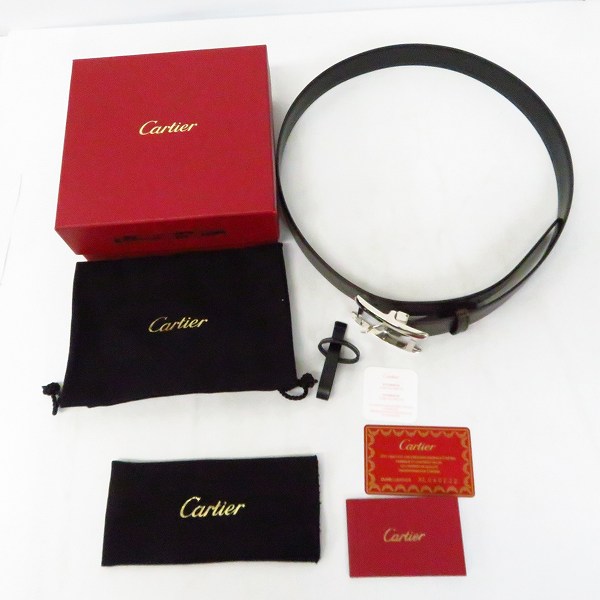 実際に弊社で買取させて頂いたCartier/カルティエ タンク アメリカン リバーシブル ベルト L5000335の画像 7枚目