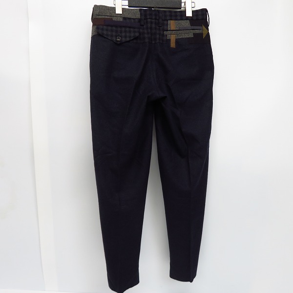 実際に弊社で買取させて頂いたkolor/カラー パッチワークテーラードパンツ/1の画像 1枚目