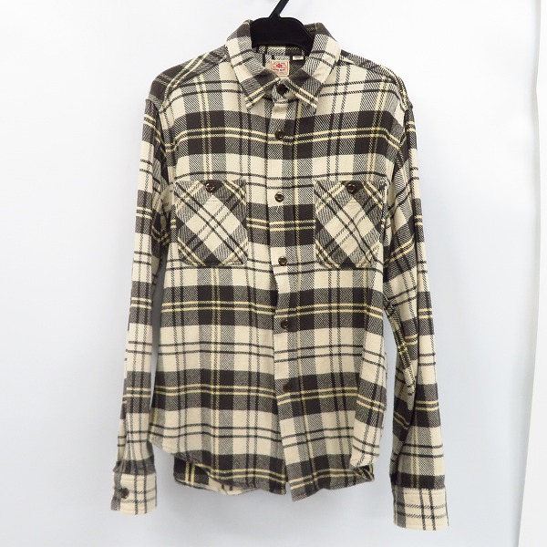 実際に弊社で買取させて頂いたSUGAR CANE/シュガーケーン チェック柄 長袖 ネルシャツ SC26710/S