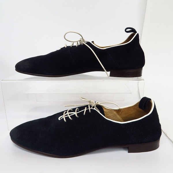 実際に弊社で買取させて頂いたUNLINE by alfredoBANNISTER/アンライン バイ アルフレッドバニスター スエードレザー ホールカットシューズ/43の画像 3枚目