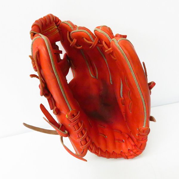 実際に弊社で買取させて頂いたHIGOLD/ハイゴールド 技極 硬式 外野手用 グローブ 右投げ PRG-2515の画像 2枚目