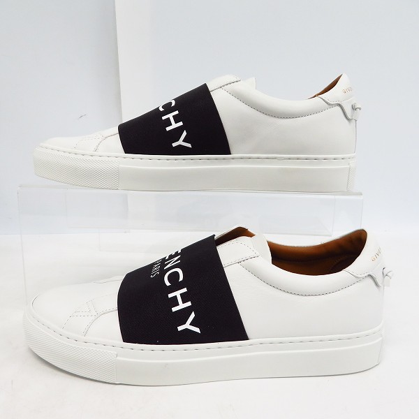 実際に弊社で買取させて頂いたGIVENCHY/ジバンシィ ロゴバンド レザー ローカットスニーカー BH0002H0FU-116/39の画像 3枚目