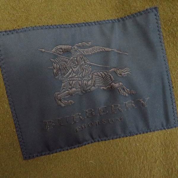 実際に弊社で買取させて頂いたBURBERRY/バーバリー PRORSUM/プローサム Pコート カーキ/46の画像 3枚目