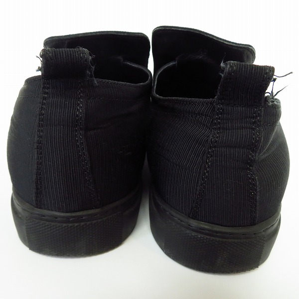 実際に弊社で買取させて頂いたANN DEMEULEMEESTER/アンドゥムルメステール スリッポン ブラック/43の画像 1枚目