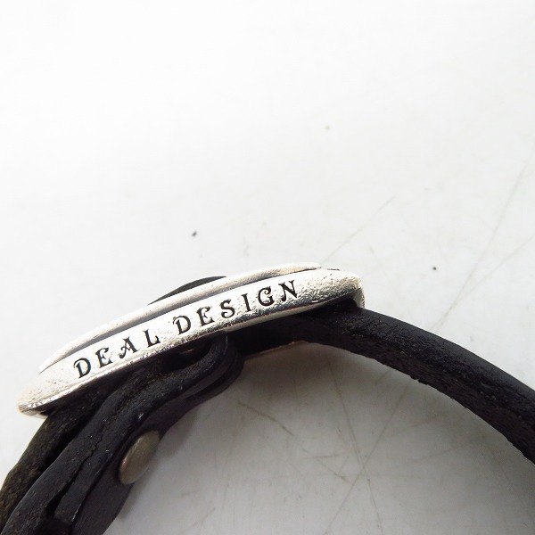 実際に弊社で買取させて頂いたDEAL DESIGN/ディールデザイン レザー S.C.B ブレス 2点セットの画像 5枚目