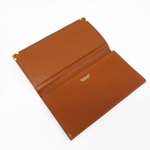 実際に弊社で買取させて頂いたCELINE/セリーヌ 二つ折り ロングウォレットの画像 3枚目