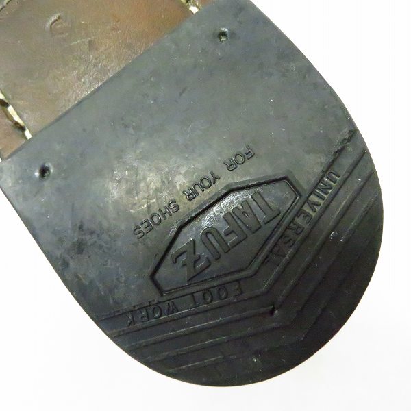 実際に弊社で買取させて頂いたBACKBONE/バックボーン レザー レッド サイドゴア ブーツ/Sの画像 7枚目