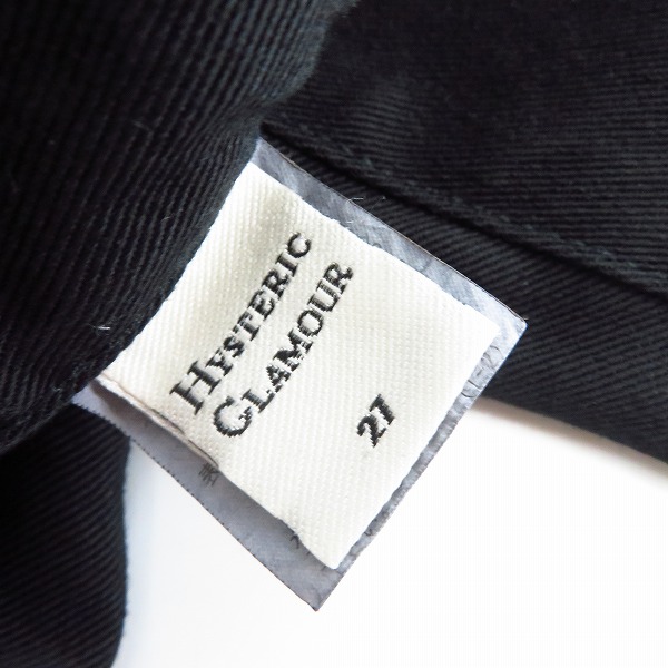 実際に弊社で買取させて頂いたHYSTERICS/ヒステリックス ストレッチデニム ベルト付ハイウエストスリムパンツ 05191AP04/27の画像 3枚目